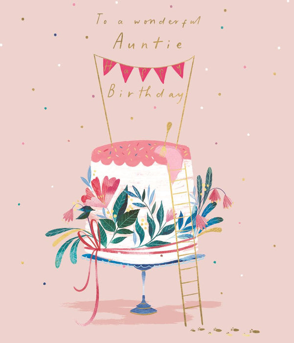 ICG 'To A Wonderful Auntie' Birthday Card