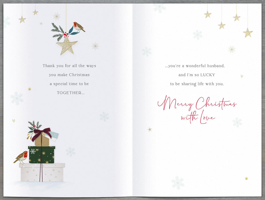 UKG 'To My Husband' Christmas Card