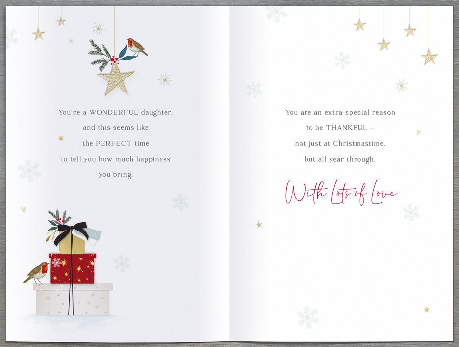 UKG 'To a Special Daughter' Christmas Card