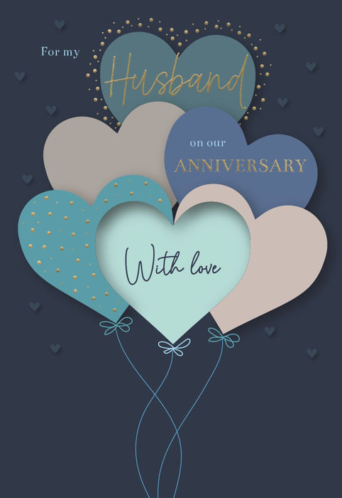 ICG For My Husband Wedding Anniversary Card