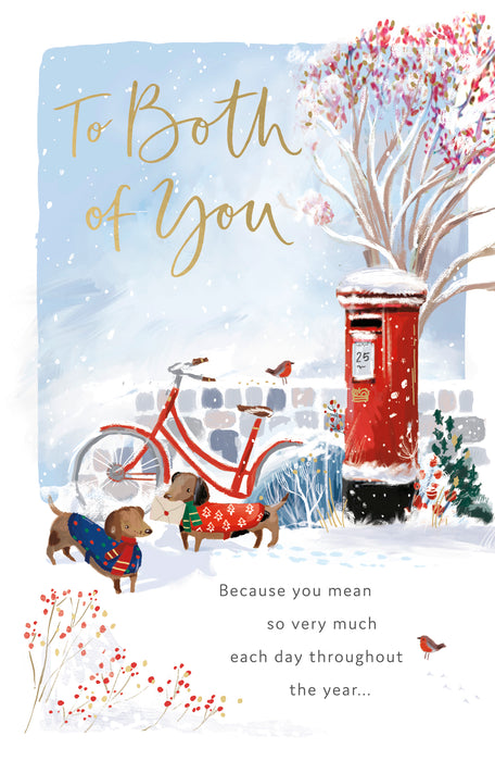 UKG 'To Both Of You' Christmas Card