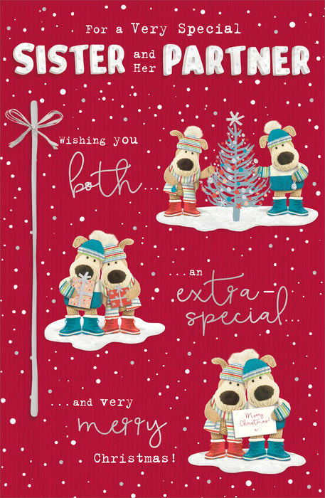 UKG 'Boofle Sister & Partner' Christmas Card