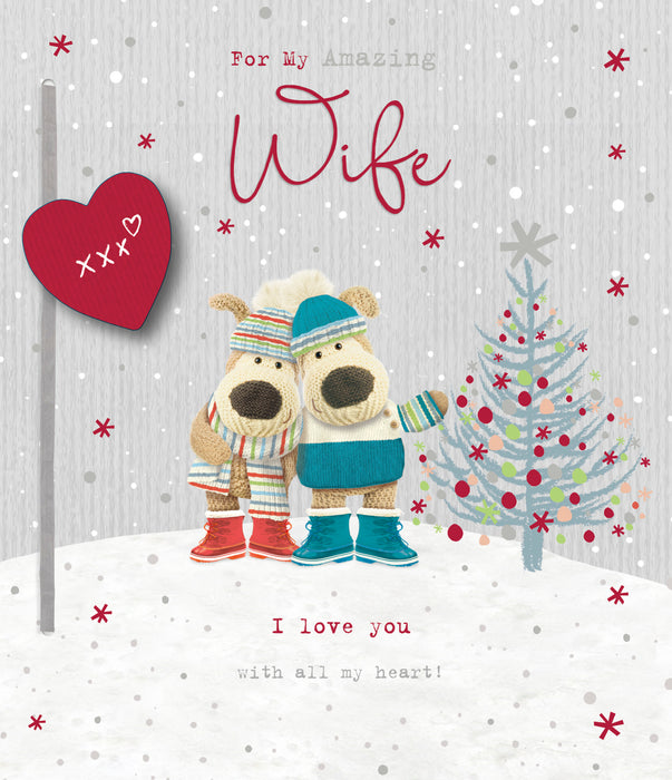 UKG 'Boofle Amazing Wife' Christmas Card