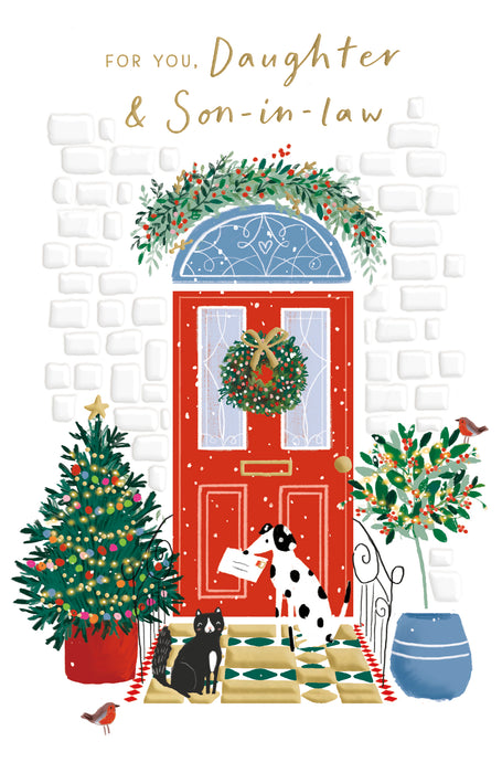 UKG 'For You Daughter & Son In Law' Christmas Card