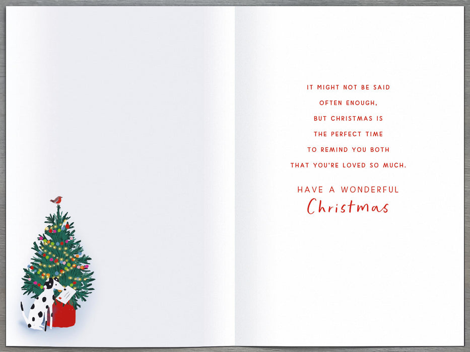 UKG 'For You Daughter & Son In Law' Christmas Card