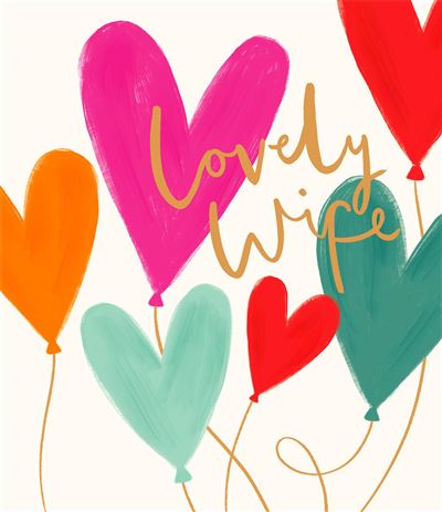 UKG 'Lovely Wife' Valentine Card