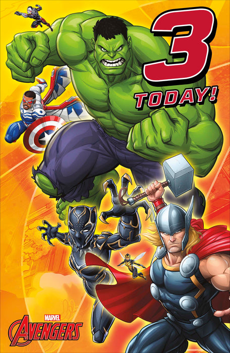 UKG '3 Today' Birthday Card