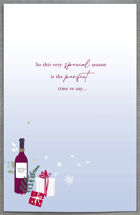 UKG 'Word Portraits Husband' Christmas Card