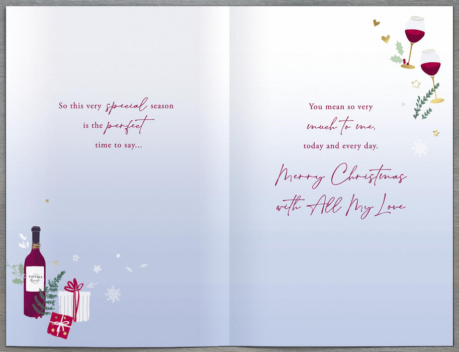 UKG 'Word Portraits Husband' Christmas Card