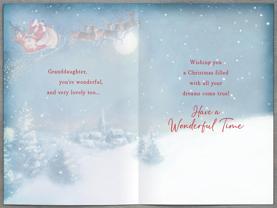 UKG 'Simply Traditional Granddaughter' Christmas Card