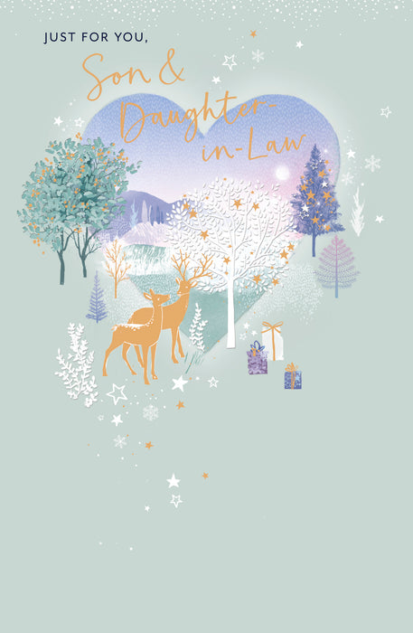 UKG 'For You Son & Daughter In Law' Christmas Card
