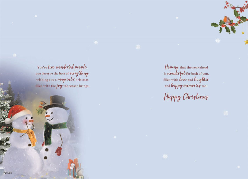 ICG 'For A Wonderful Sister & Brother-In-Law' Christmas Card