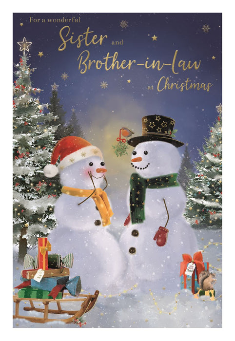 ICG 'For A Wonderful Sister & Brother-In-Law' Christmas Card