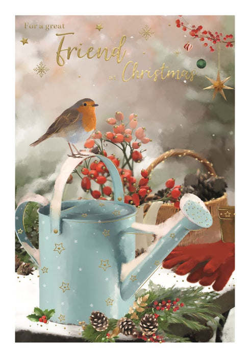 ICG 'For A Great Friend At Christmas' Christmas Card
