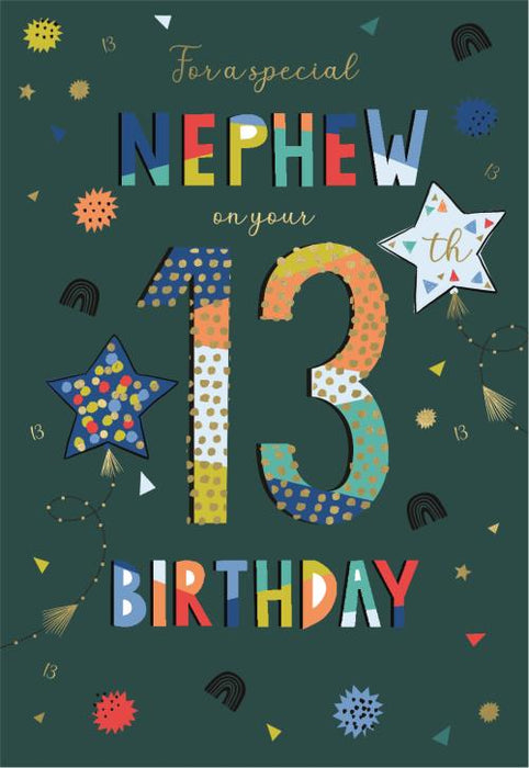 ICG 'For A Special Nephew 13' Birthday Card