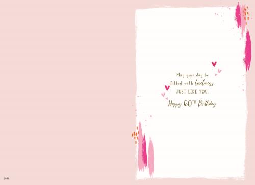 ICG 'Happy 60th Birthday' Birthday Card