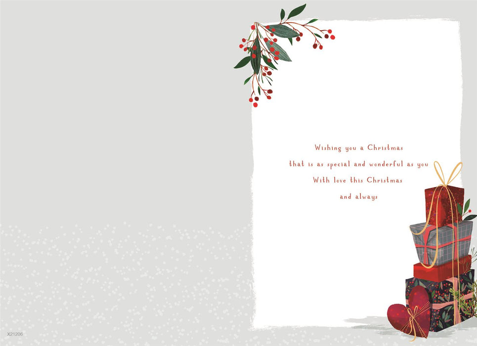ICG 'To My Wonderful Husband at Christmas' Christmas Card