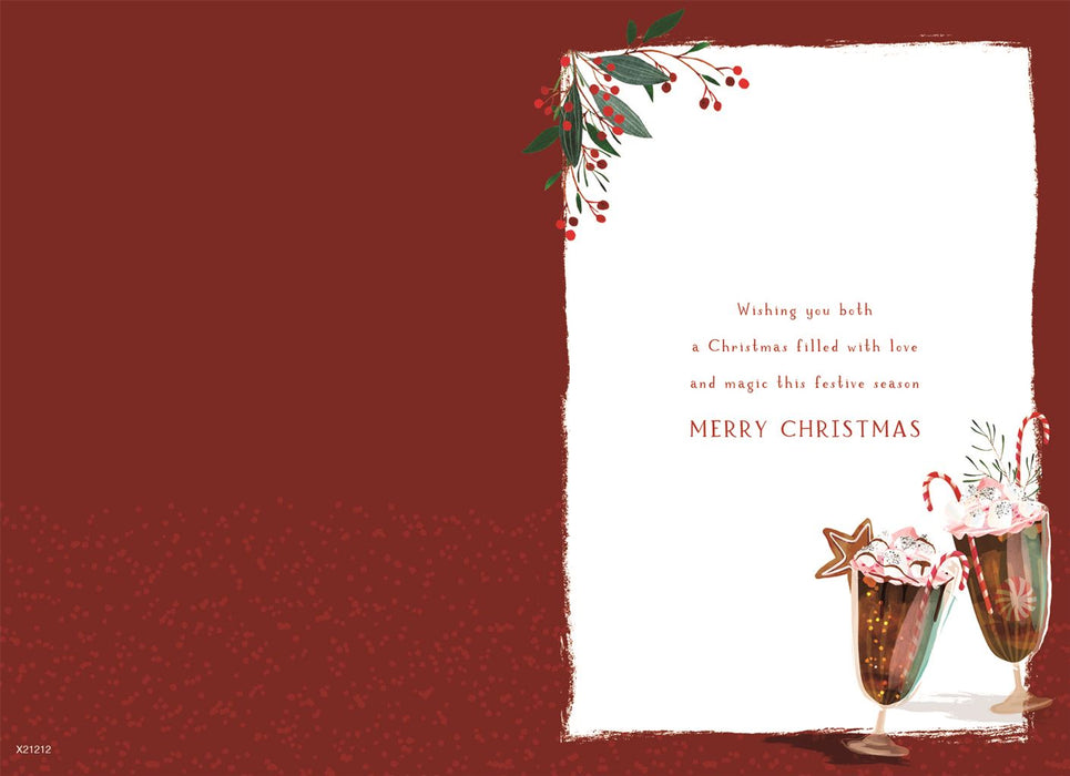 ICG 'For A Special Grandson And Girlfriend' Christmas Card
