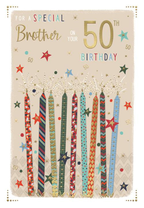 ICG 'For A Special Brother' Birthday Card