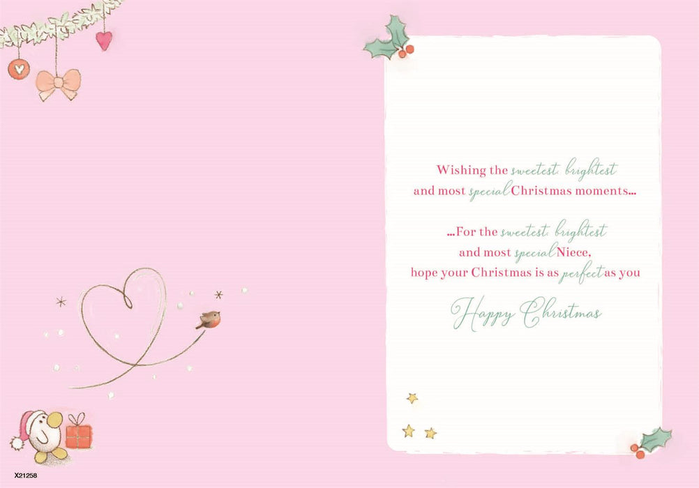 ICG 'For A Special Niece at Christmastime' Christmas Card