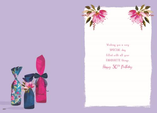 ICG 'Happy 50th Birthday' Birthday Card