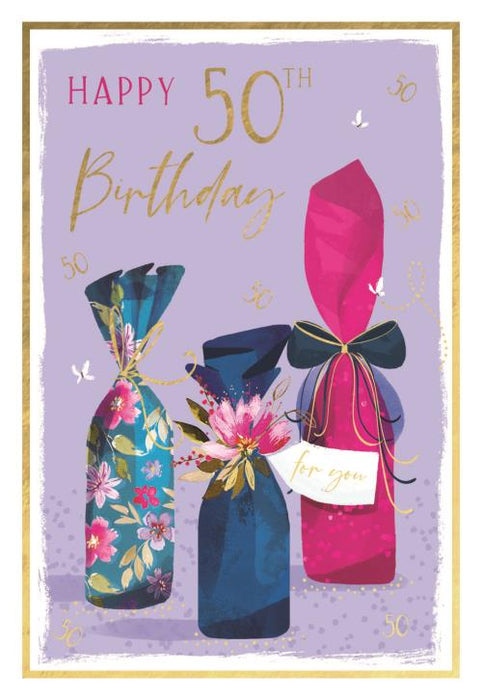 ICG 'Happy 50th Birthday' Birthday Card