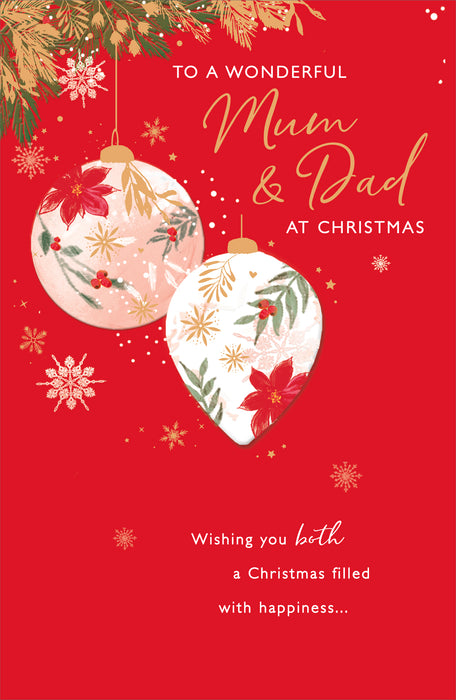 UKG 'Wonderful Mum & Dad' Christmas Card