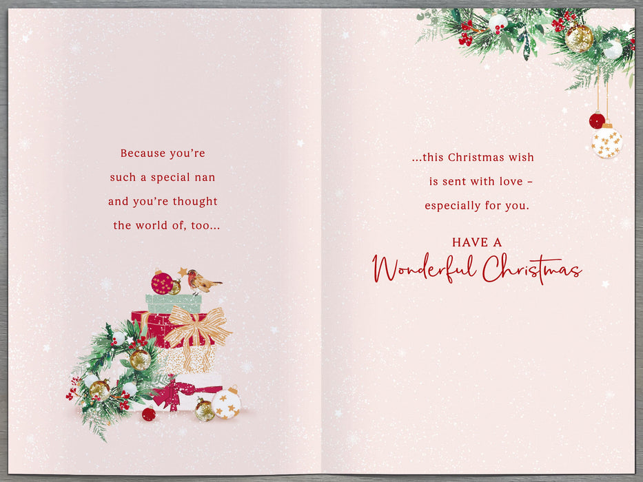 UKG 'Simply Traditional Nan' Christmas Card