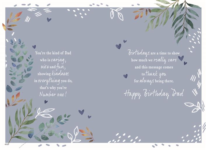 ICG 'Happy Birthday Dad' Birthday Card