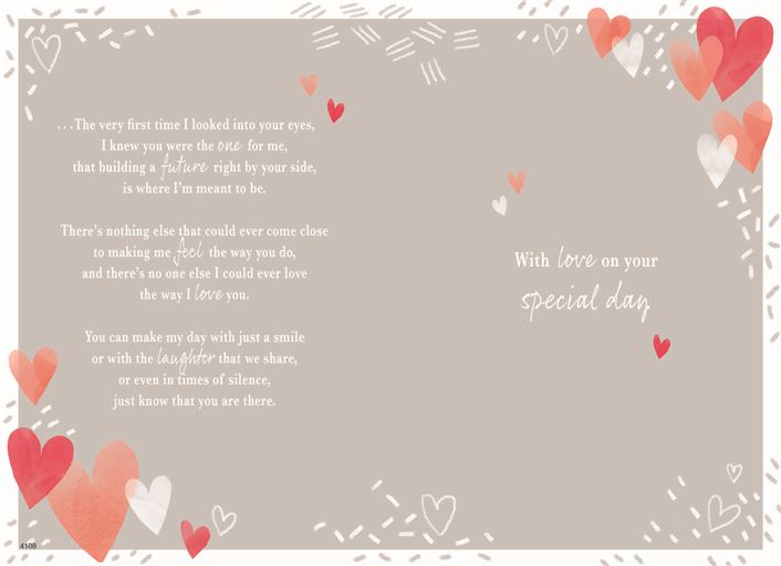 ICG 'To The One I Love On Your Birthday' Card