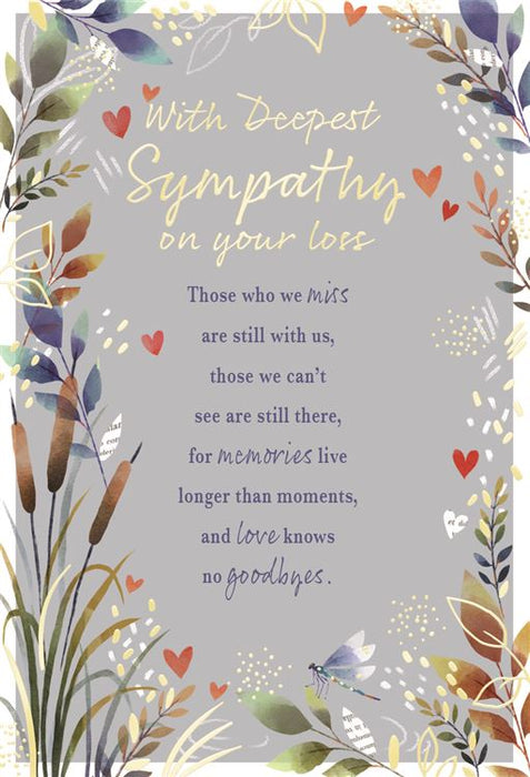 ICG 'With Deepest Sympathy On Your Loss' Sympathy Card