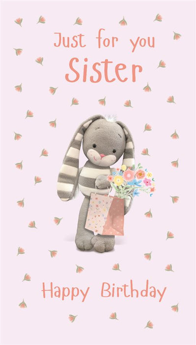 ICG 'Just For You Sister' Birthday Card