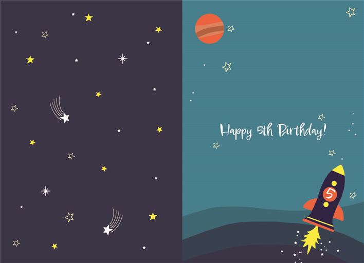 ICG '5 Have A Blast' Birthday Card