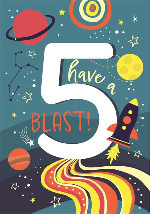 ICG '5 Have A Blast' Birthday Card