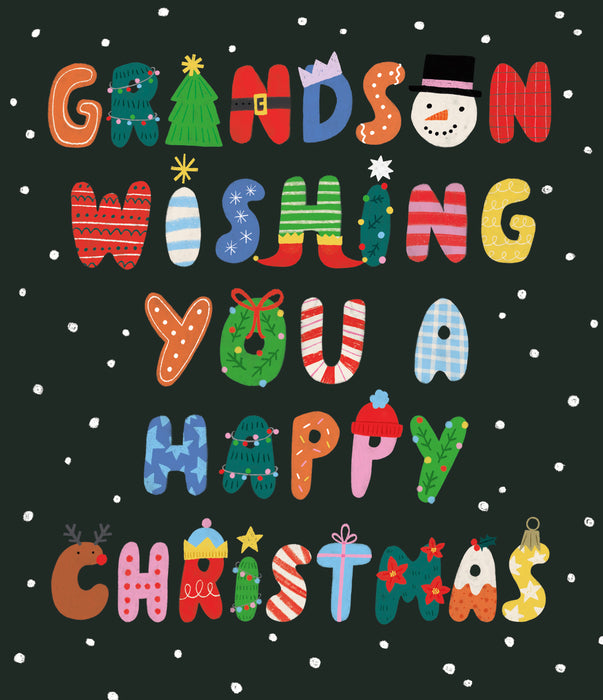 UKG 'Traditional Grandson' Christmas Card