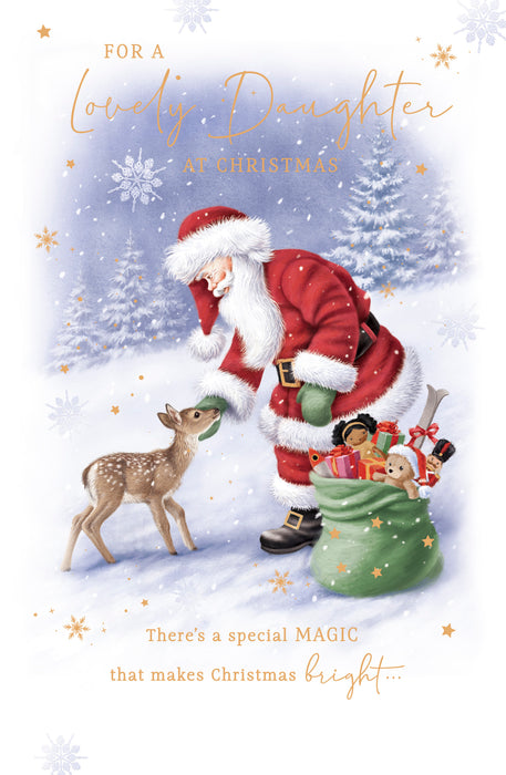 UKG 'For A Lovely Daughter' Christmas Card