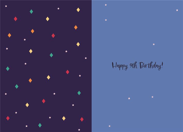 ICG '9 Today Boy' Birthday Card