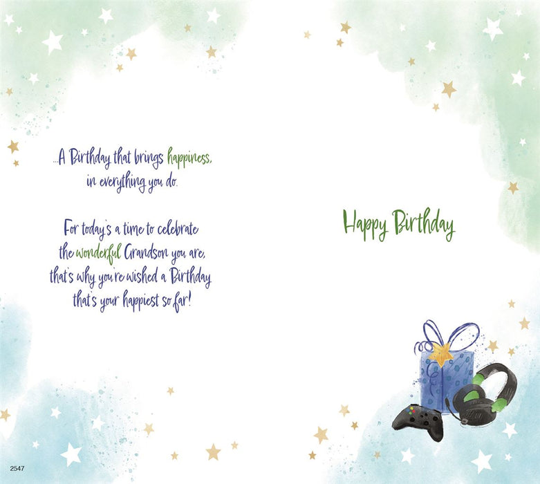 ICG 'Grandson On His Birthday' Card