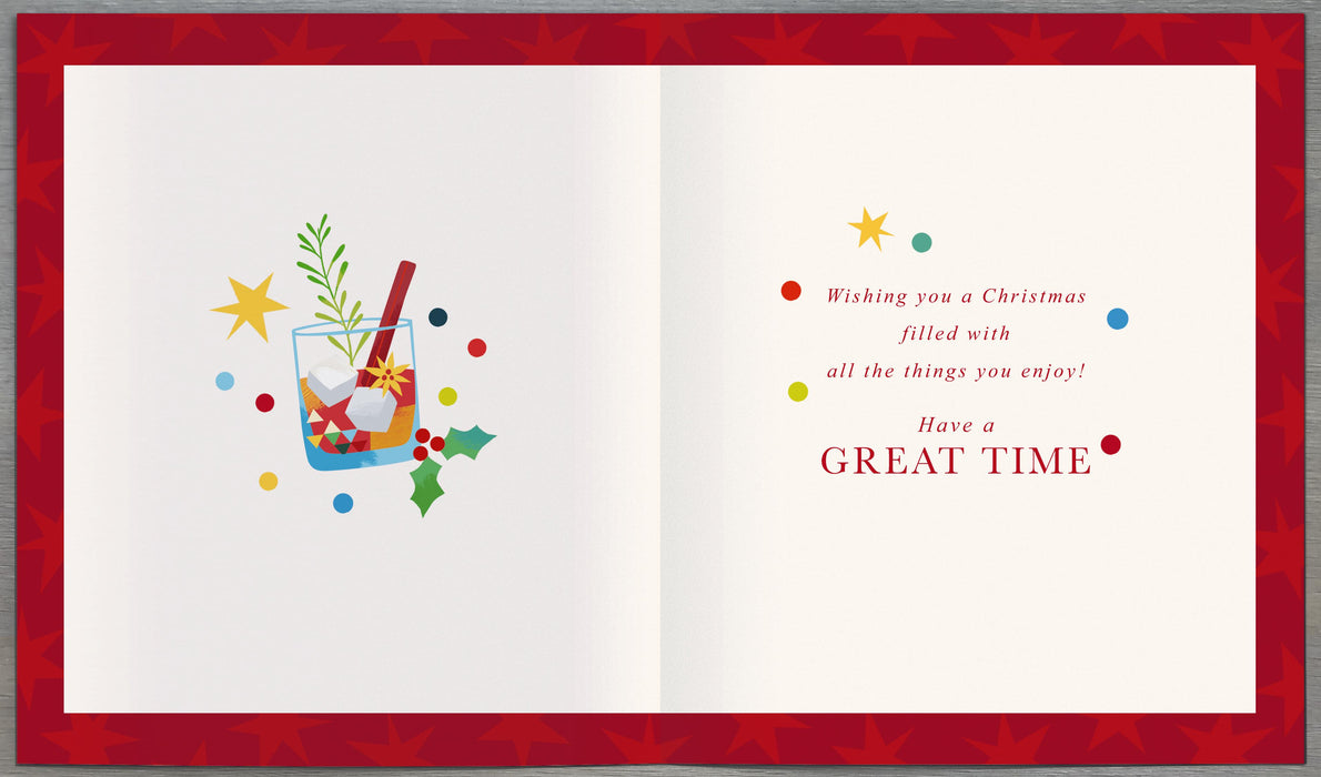 UKG Carlton Core Line Uncle Conv Christmas Card