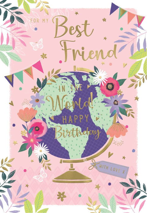 ICG 'For My Best Friend' Birthday Card