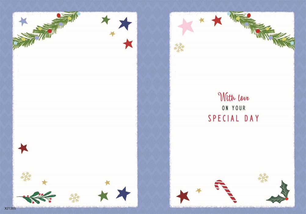 ICG Happy December Birthday - Blue Card