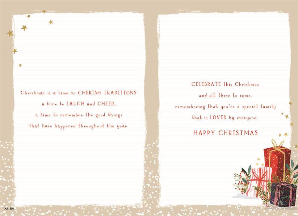 ICG 'For A Wonderful Daughter and Her Special Family' Christmas Card