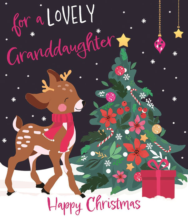 ICG 'For A Lovely Granddaughter' Christmas Card