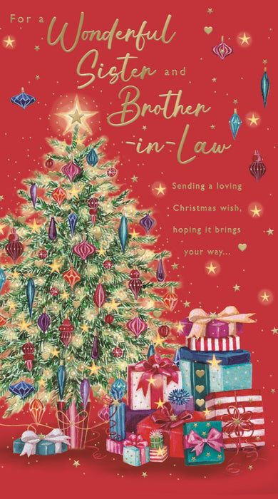 ICG 'To A Wonderful Sister & Brother-In-Law' Christmas Card