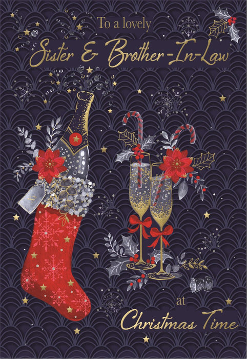 ICG 'To a Lovely Sister & Brother-In-Law At Christmas' Christmas Card