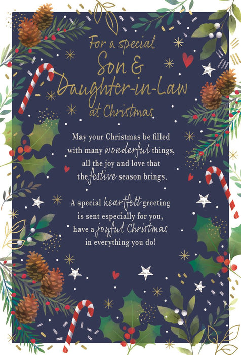 ICG 'For A Special Son And Daughter-In-Law' Christmas Card