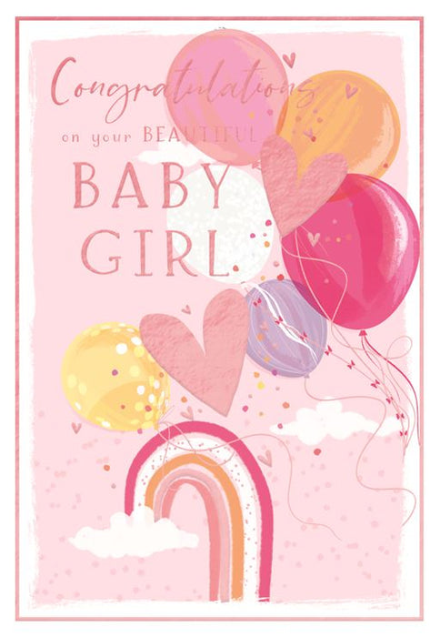 ICG 'Beautiful Baby Girl' Card