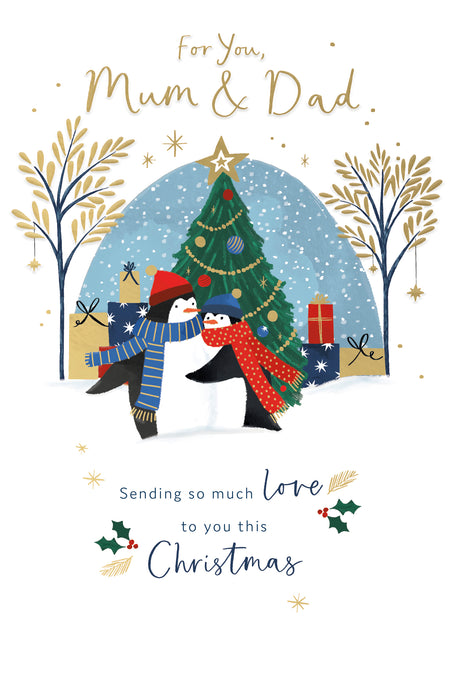 UKG 'For You Mum & Dad' Christmas Card