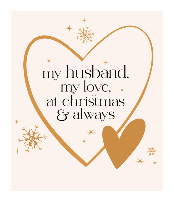 UKG 'My Husband My Love' Christmas Card