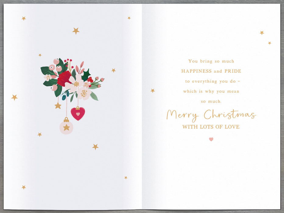 UKG 'For You Granddaughter' Christmas Card